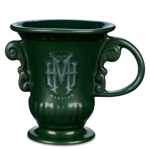 Disney Parks The Haunted Mansion Urn Coffee Mug Green - NEW - Picture 2 of 2